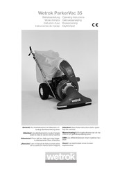 Wetrok ParkerVac 35 Operating Instructions Manual