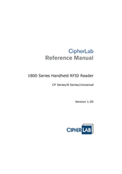 CipherLab 1800 series Reference Manual