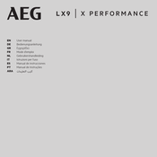 AEG LX9 User Manual