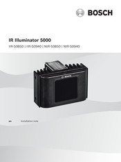 Bosch IIR-50940 Installation Note