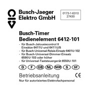 Busch-Jaeger 6412-101 Manual