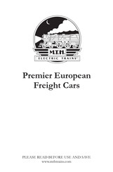 MTHTrains Premier European Freight Cars Manual