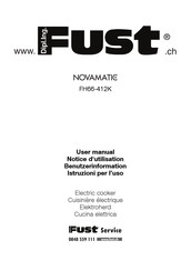 FUST NOVAMATIC FH66-412K User Manual