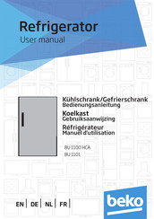 Beko BU 1101 User Manual