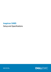 Dell Inspiron 5485 Setup And Specifications