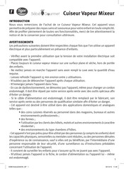 TIGEX Bebe Gourmet Instructions For Use Manual