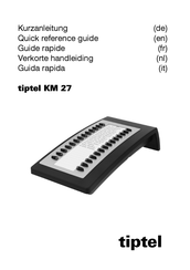 TIPTEL KM 27 Quick Reference Manual