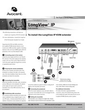 Avocent LongView IP Quick Installation Manual