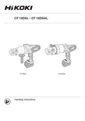 HIKOKI CF 18DSL Handling Instructions Manual