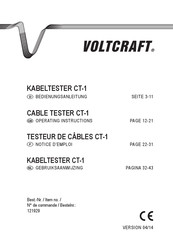 VOLTCRAFT CT-1 Operating Instructions Manual
