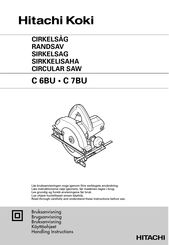 Hitachi Koki C 6BU Handling Instructions Manual