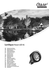 Oase LunAqua Power LED XL 3000 Flood Operating Instructions Manual