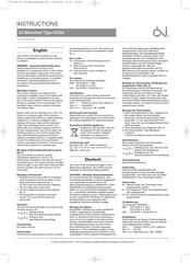 Oj Microline OCD2 Instructions Manual