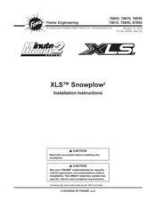 Fisher XLS 79810 Installation Instructions Manual