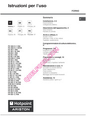 Ariston Hotpoint FHS 83 Operating Instructions Manual