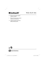 EINHELL TE-CL 18 Li H - Solo Original Operating Instructions