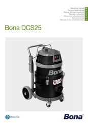 Kunzle & Tasin Bona DCS25 Operating Manual