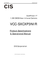 CIS VCC-SXCXP3NIR Operation Manual