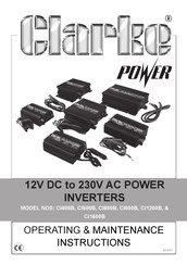 Clarke Power CI1200B Operating & Maintenance Instructions