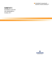 Emerson SAM1411 Installation And Use Manual
