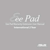 Asus EeePAD Warranty Extension User Manual