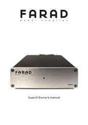 FARAD Super3 Owner's Manual