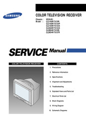 Samsung CL29D4W7X/DRI Service Manual
