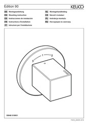 KEUCO 59048 010001 Mounting Instruction