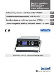 mensor CPC2000 Operating Instructions Manual