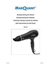 Marquant 805-038 User Instructions