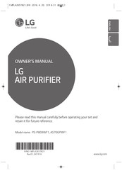 Lg PS-P809WF1 Owner's Manual