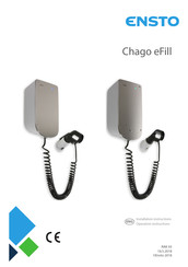 ensto Chago eFill EVH050.02R16 Installation And Operation Instructions Manual