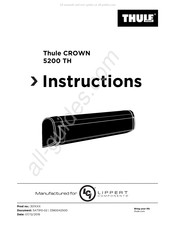 Thule CROWN 5200 TH Instructions Manual