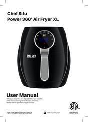 Chef Sifu Power 360 Air Fryer XL User Manual