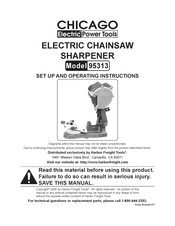 Chicago Electric 95313 Set Up And Operating Instructions Manual