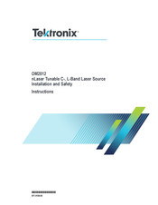 Tektronix OM2012 Installation And Safety Instructions