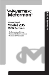 Wavetek Meterman 235 Software Manual