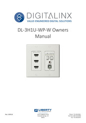 DigitaLinx DL-3H1U-WP-W Owner's Manual