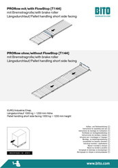 BITO PROFlow EL 1072 CHEP Instructions For Assembly And Use