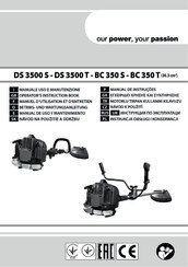 Efco DS 3500 T Operators Instruction Book
