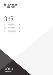 Pentair DHR 9-60 Instruction Manual
