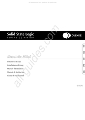 Solid State Logic Duende Mini Installation Manual