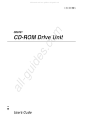 Sony CDU701 User Manual