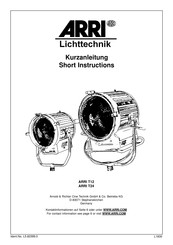 ARRI T12 Short Instructions