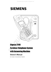 Siemens Gigaset 2410 Owner's Manual