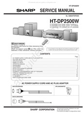 Sharp CP-SR2500W Service Manual