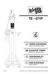 VMB TE - 071P Operating Instructions Manual