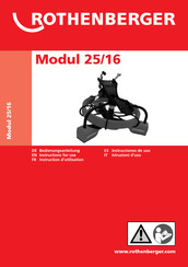 Rothenberger Modul 25/16 Instructions For Use Manual