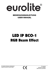 EuroLite LED IP BCO-1 User Manual