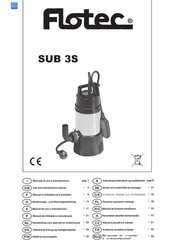 Pentair Flotec SUB 3S Use And Maintenance Manual